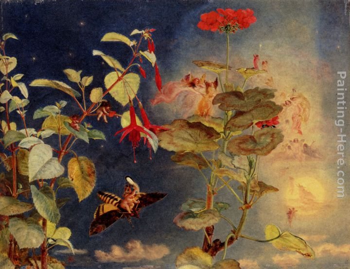 John George Naish Elves And Fairies A Midsummer Night's Dream